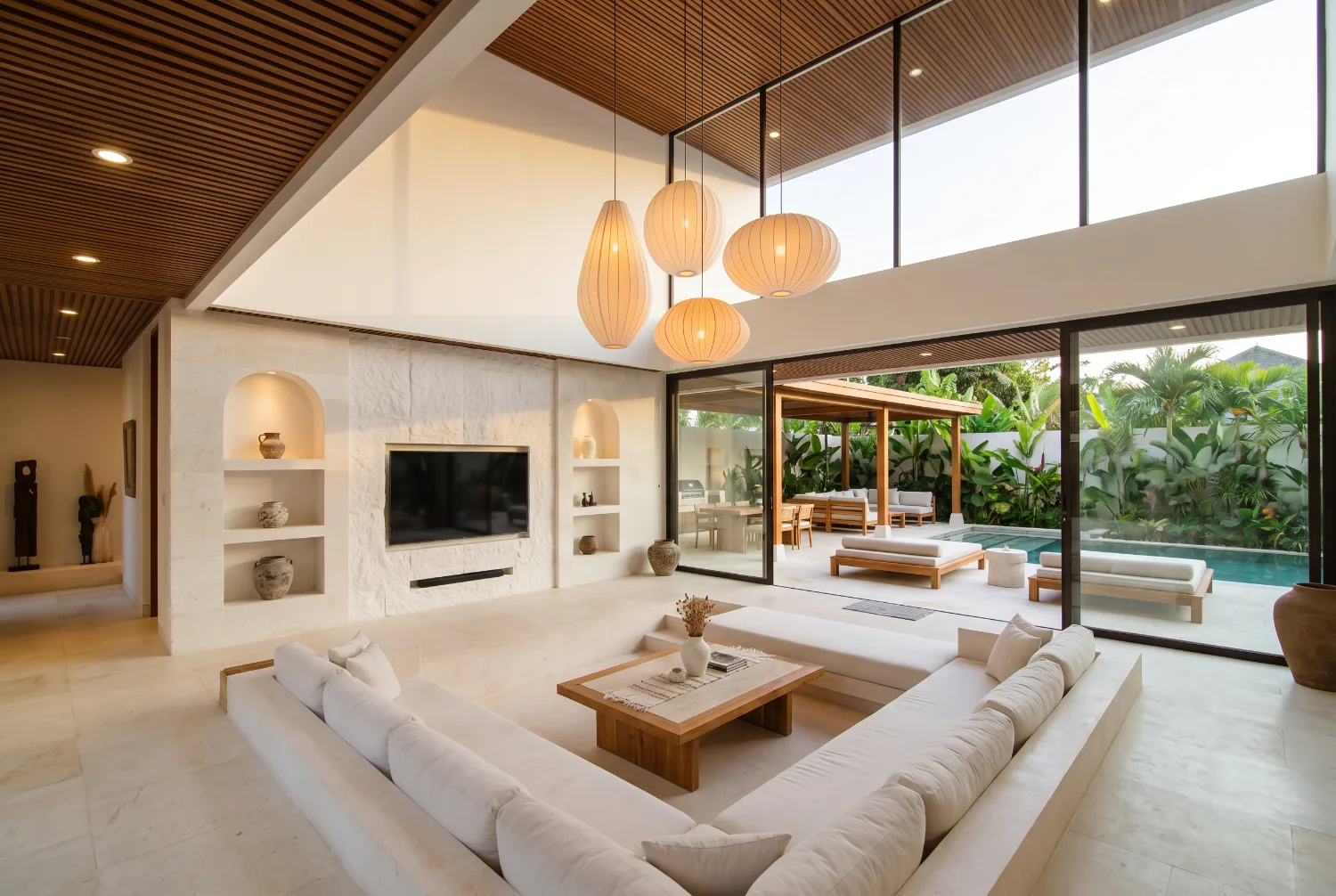 3 Bedroom Pool Villa living room