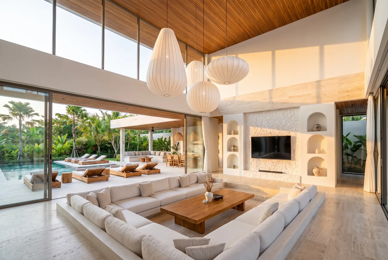 4 Bedroom Pool Villa living room