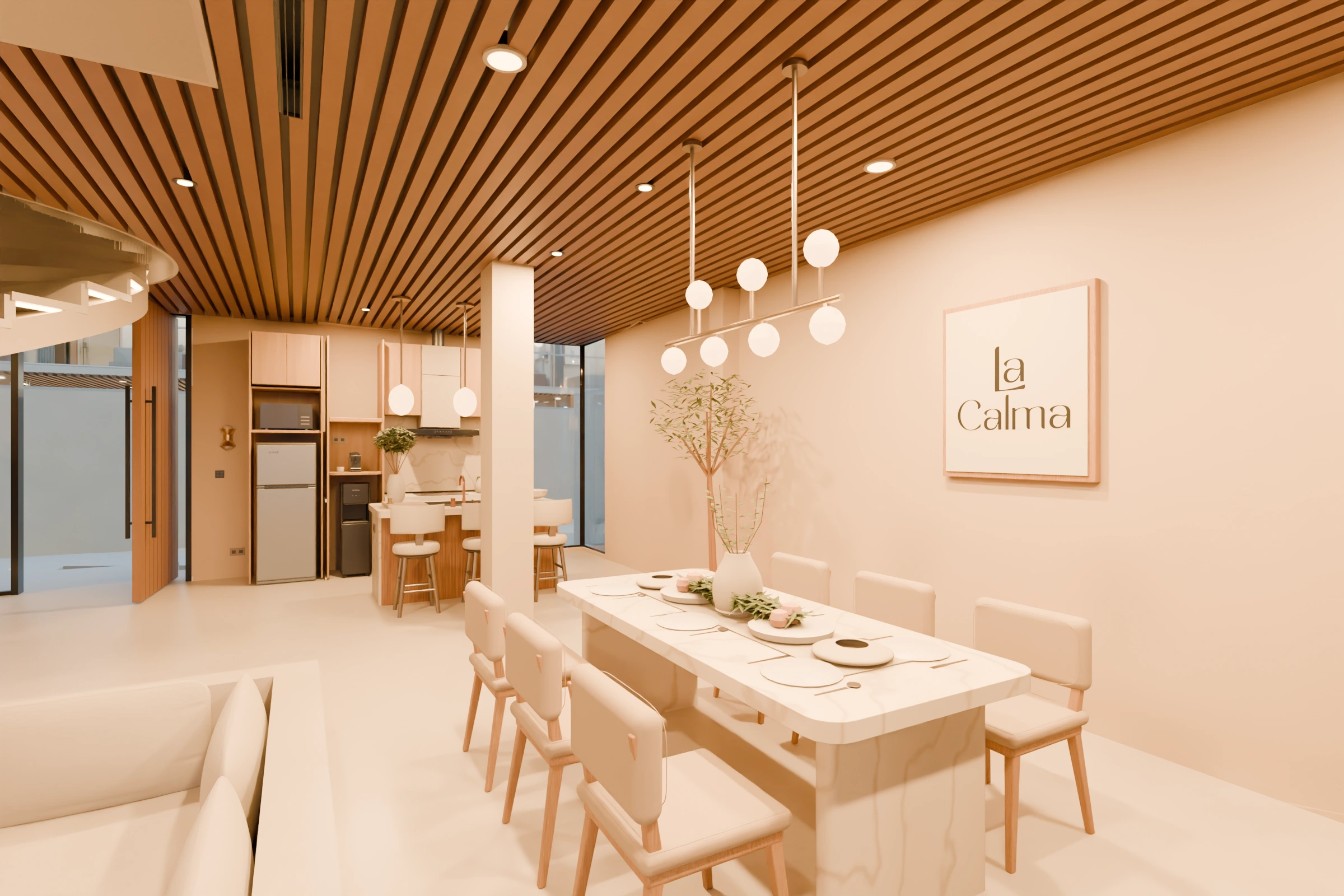 Proposed Segara Cliff, dining room.