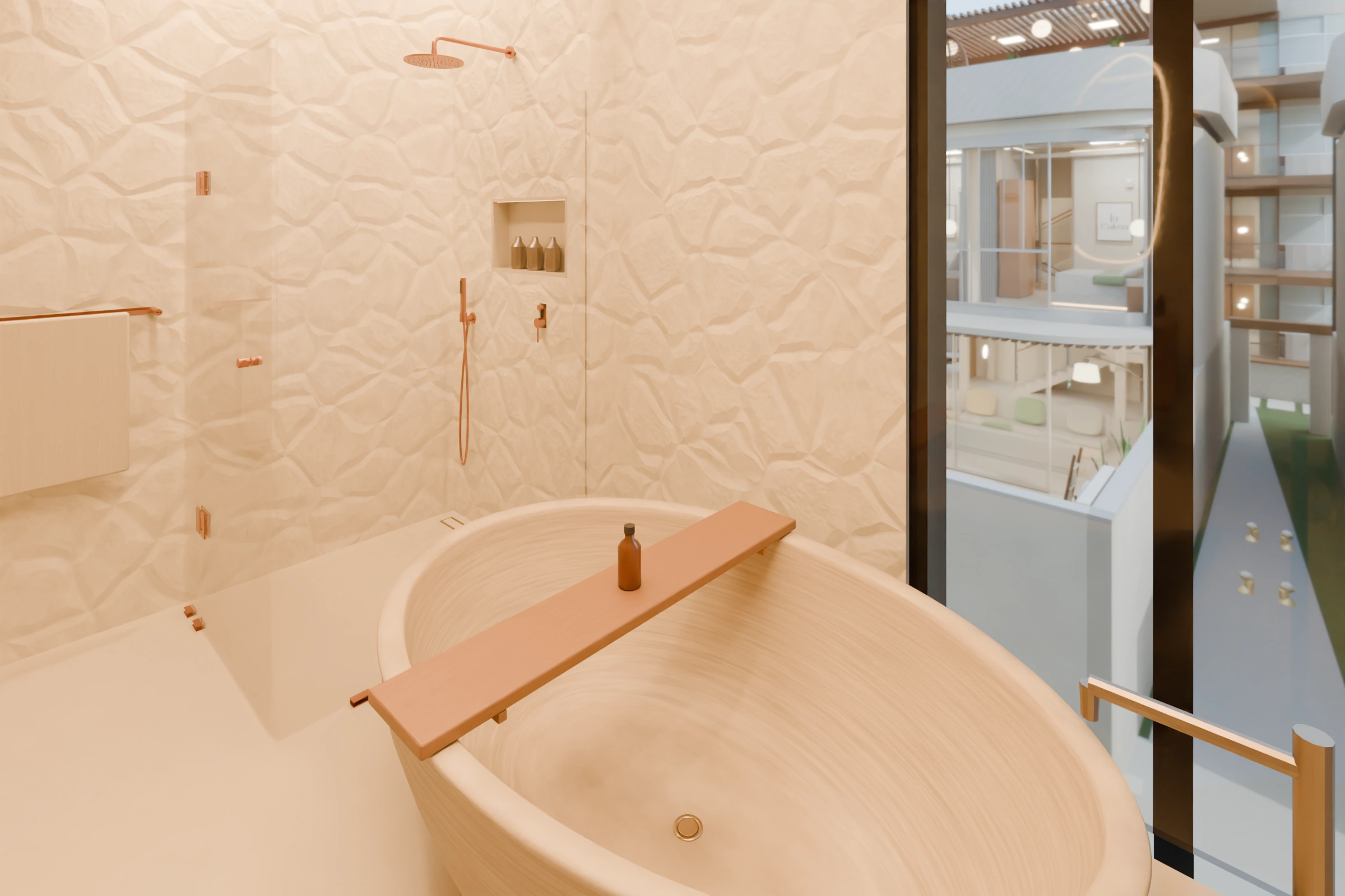 Proposed Segara Cliff, bathroom 3, upstairs ensuite.